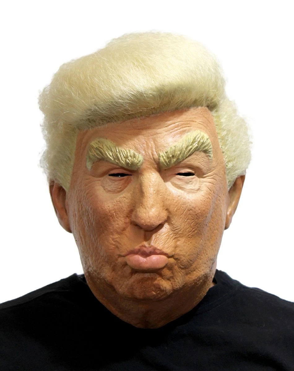 Spirit Halloween Pouting Trump Full Mask 3 Spirit Halloween Pouting Trump Full Mask