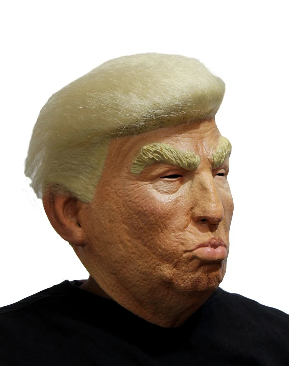 Spirit Halloween Pouting Trump Full Mask 5 Spirit Halloween Pouting Trump Full Mask - Image 3