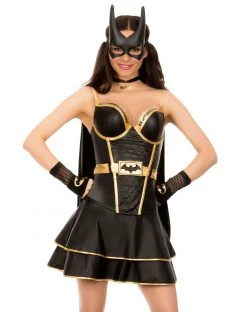 Spirit Halloween Adult Caped Corset Batman Costume - DC Comics