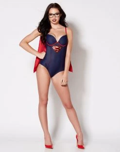 Spirit Halloween Supergirl Bodysuit - DC Comics 14 Spirit Halloween Supergirl Bodysuit - DC Comics -MELONHALLOW Sales 01355536 a