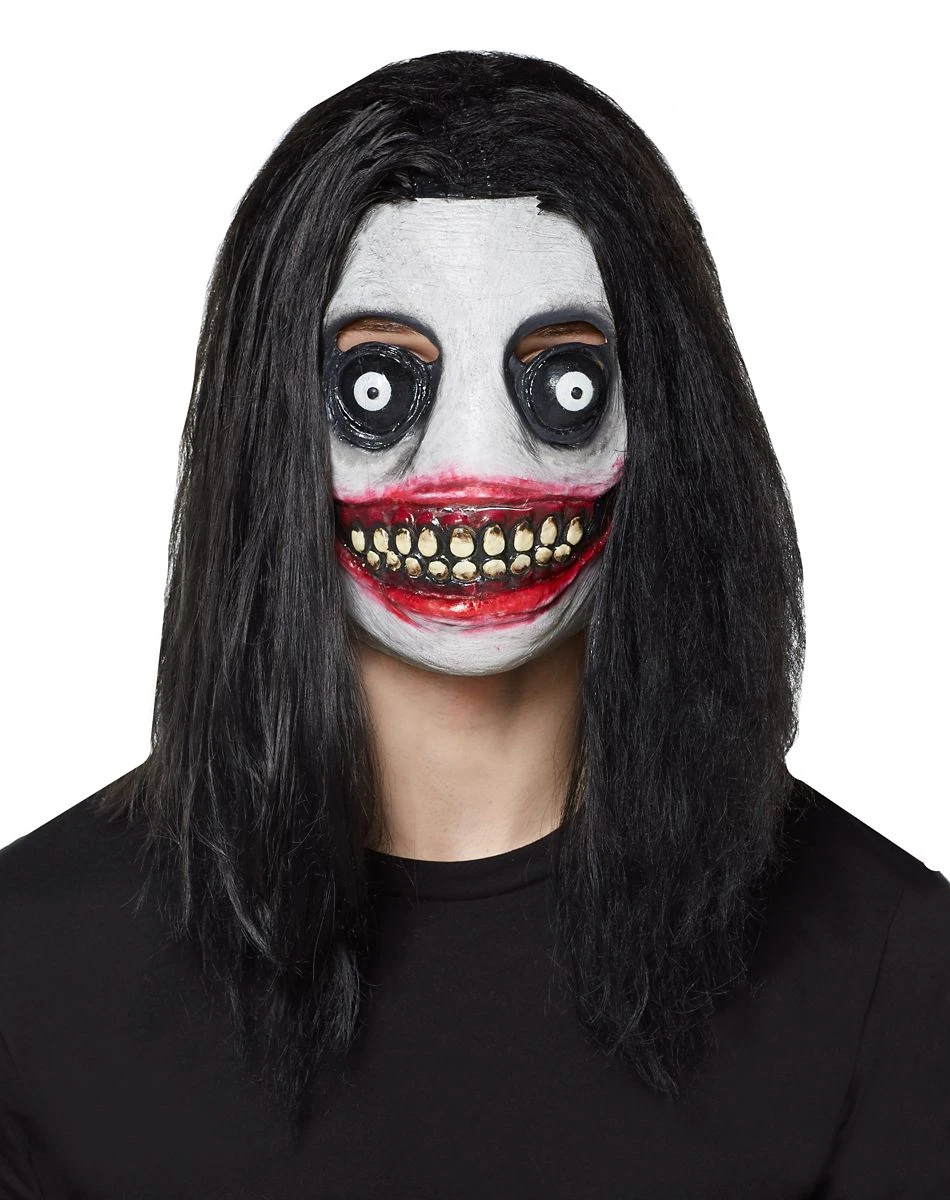 Spirit Halloween Demented Grinning Killer Half Mask 3 Spirit Halloween Demented Grinning Killer Half Mask