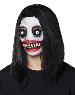 Spirit Halloween Demented Grinning Killer Half Mask 7 Spirit Halloween Demented Grinning Killer Half Mask -MELONHALLOW Sales 01358357 c