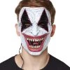 Spirit Halloween Laughing EL Wire Riot Clown Half Mask 1 Spirit Halloween Laughing EL Wire Riot Clown Half Mask -MELONHALLOW Sales 01359504 a