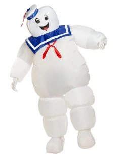 Spirit Halloween Adult Stay Puft Inflatable Costume - Ghostbusters Classic