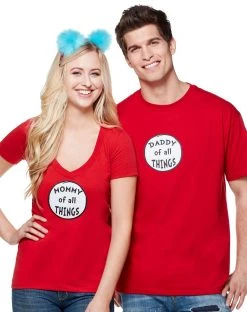 Spirit Halloween Mommy and Daddy of All Things Patch Set - Dr. Seuss