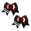 Spirit Halloween Red and Black Hair Bow -MELONHALLOW Sales 01367903 a