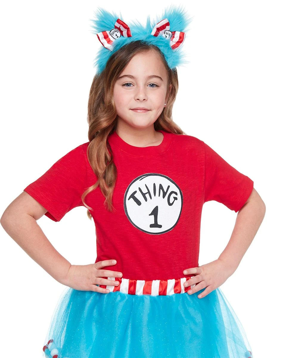 Spirit Halloween Thing 1-5 Glitter Patches - Dr. Seuss 3 Spirit Halloween Thing 1-5 Glitter Patches - Dr. Seuss