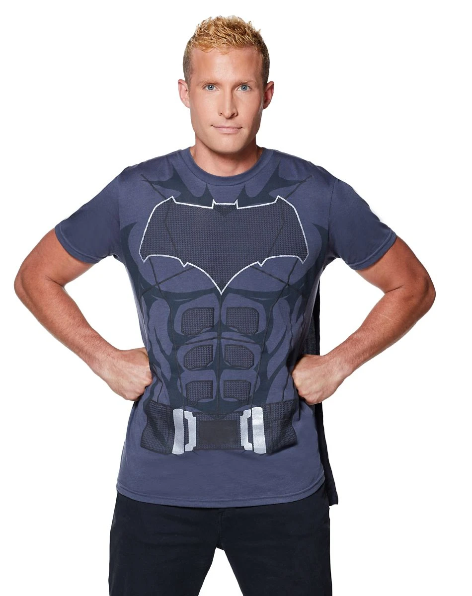 Spirit Halloween Caped Batman T Shirt 3 Spirit Halloween Caped Batman T Shirt