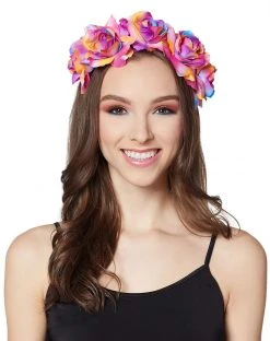 Spirit Halloween Rainbow Butterfly Flower Crown