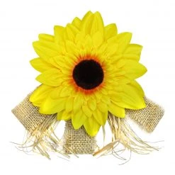 Spirit Halloween Sunflower Scarecrow Hair Clip