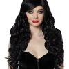 Spirit Halloween Black Curls Wig - The Signature Collection -MELONHALLOW Sales 01385574 a