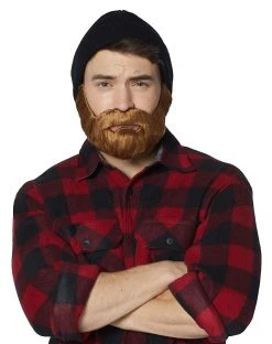 Spirit Halloween Lumberjack Brown Beard