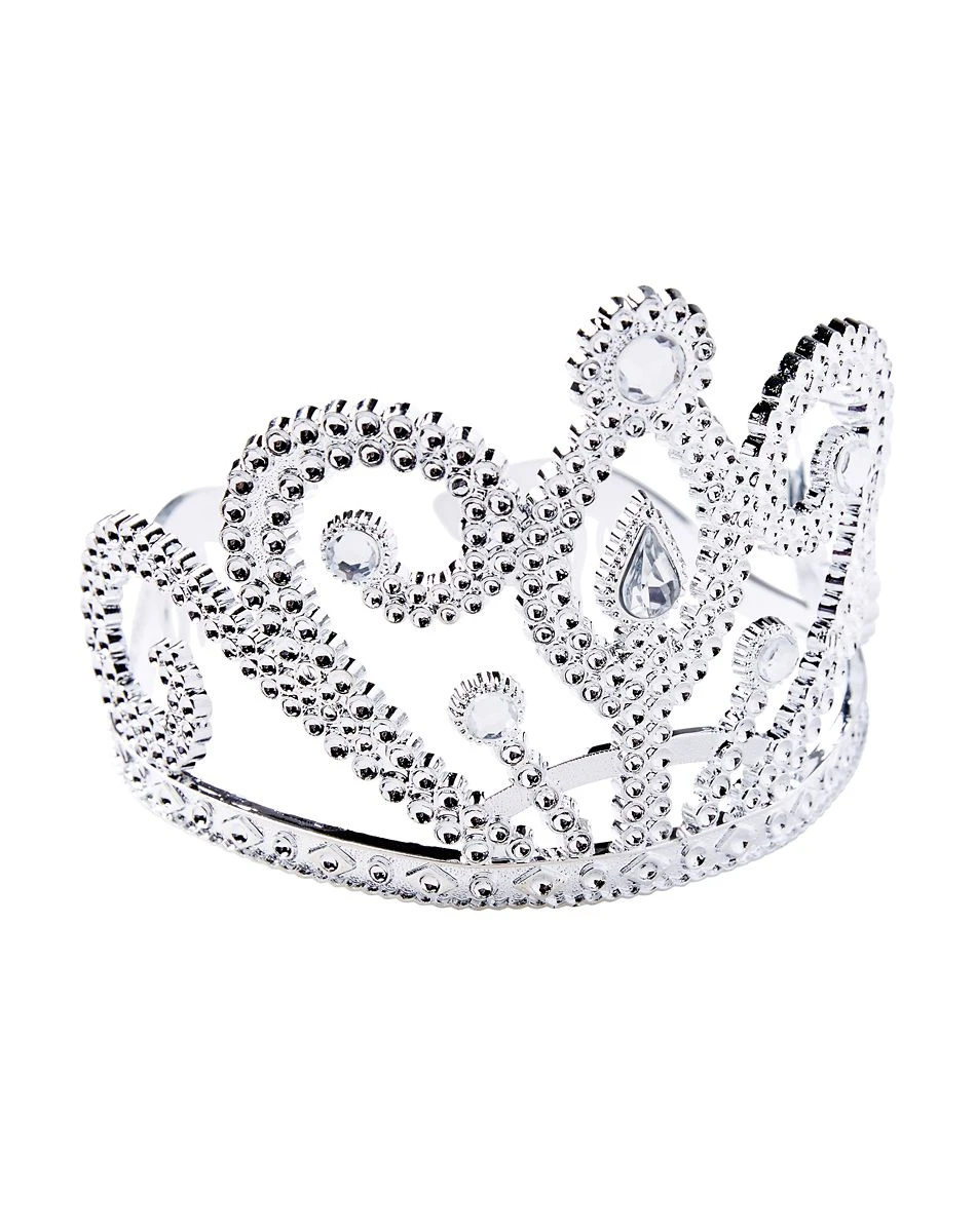 Spirit Halloween Silver Tiara 4 Spirit Halloween Silver Tiara - Image 2