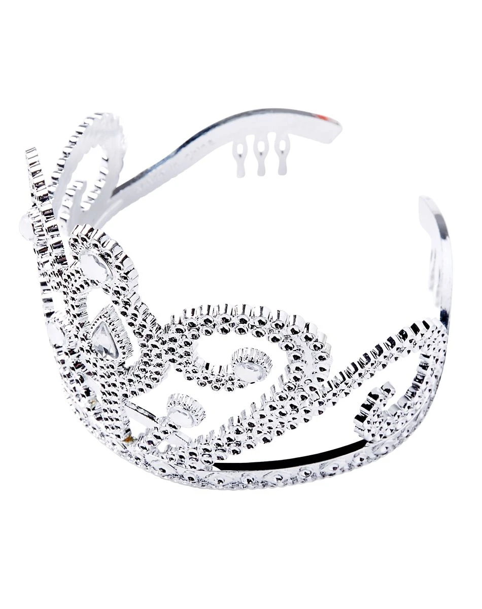 Spirit Halloween Silver Tiara 5 Spirit Halloween Silver Tiara - Image 3