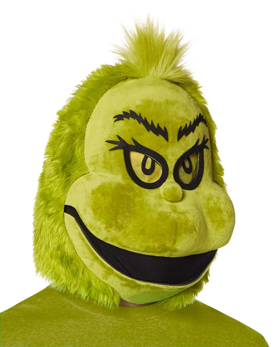 Spirit Halloween Moving Mouth The Grinch Full Mask - Dr. Seuss 5 Spirit Halloween Moving Mouth The Grinch Full Mask - Dr. Seuss - Image 3