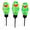 Spirit Halloween Slimer Pathway Lights - Ghostbusters -MELONHALLOW Sales 01395904 a