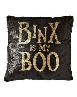 Spirit Halloween Reversible Sequined Binx Pillow - Hocus Pocus