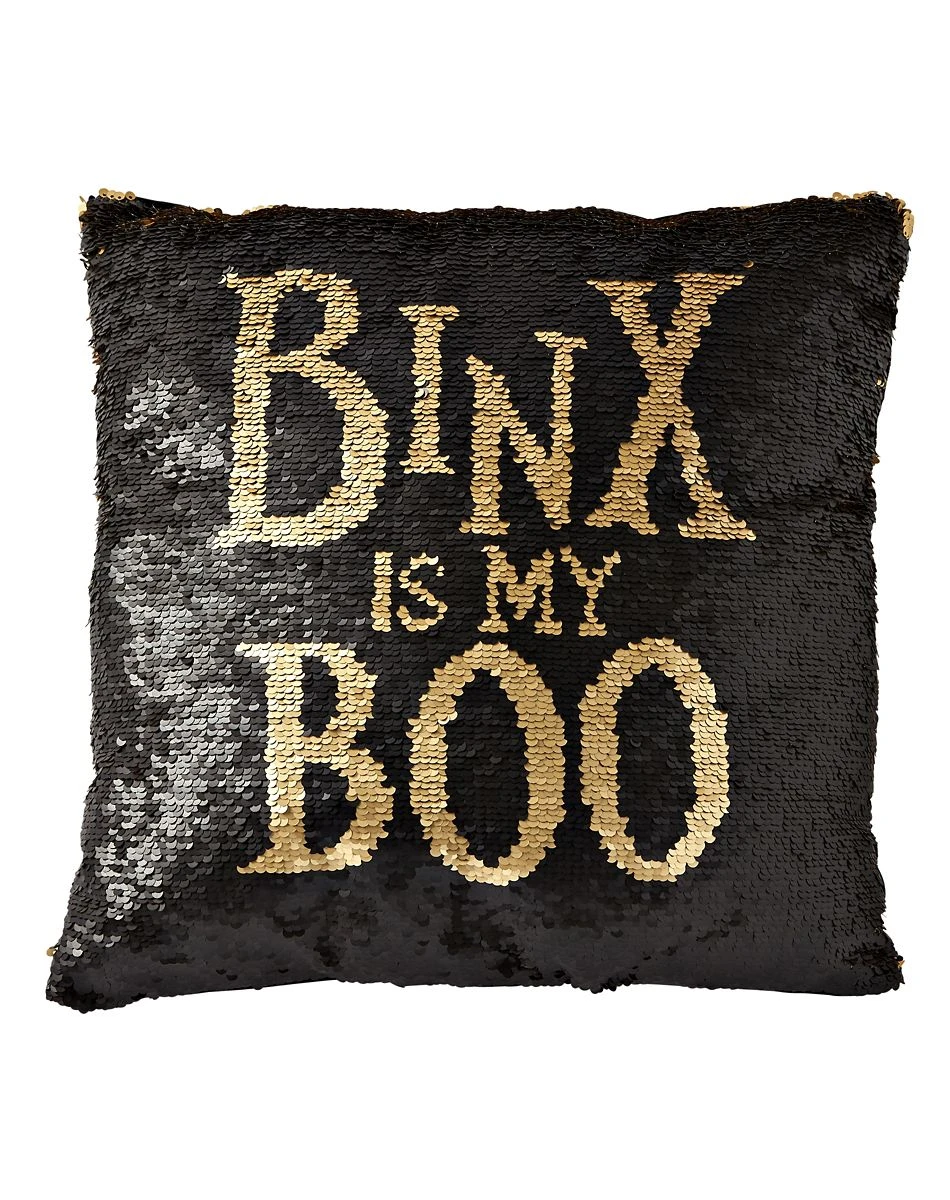 Spirit Halloween Reversible Sequined Binx Pillow - Hocus Pocus 3 Spirit Halloween Reversible Sequined Binx Pillow - Hocus Pocus