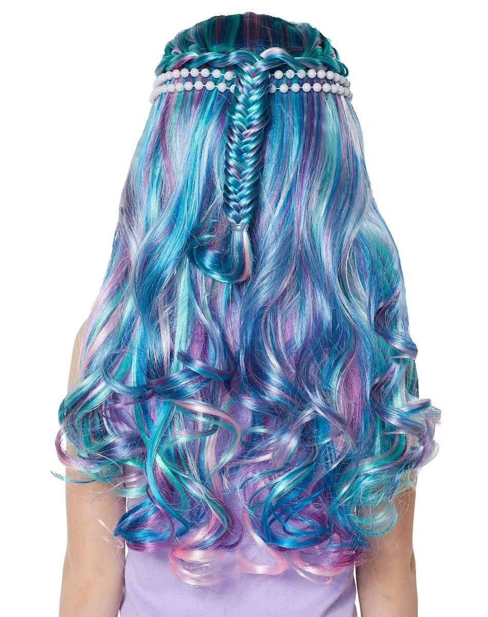 Spirit Halloween Kids Mermaid Wig 4 Spirit Halloween Kids Mermaid Wig - Image 2
