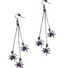 Spirit Halloween Purple Spider Dangle Earrings 2 Spirit Halloween Purple Spider Dangle Earrings -MELONHALLOW Sales 01402346 a