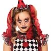 Spirit Halloween Red and Black Curly Clips Hair Extensions -MELONHALLOW Sales 01403526 a