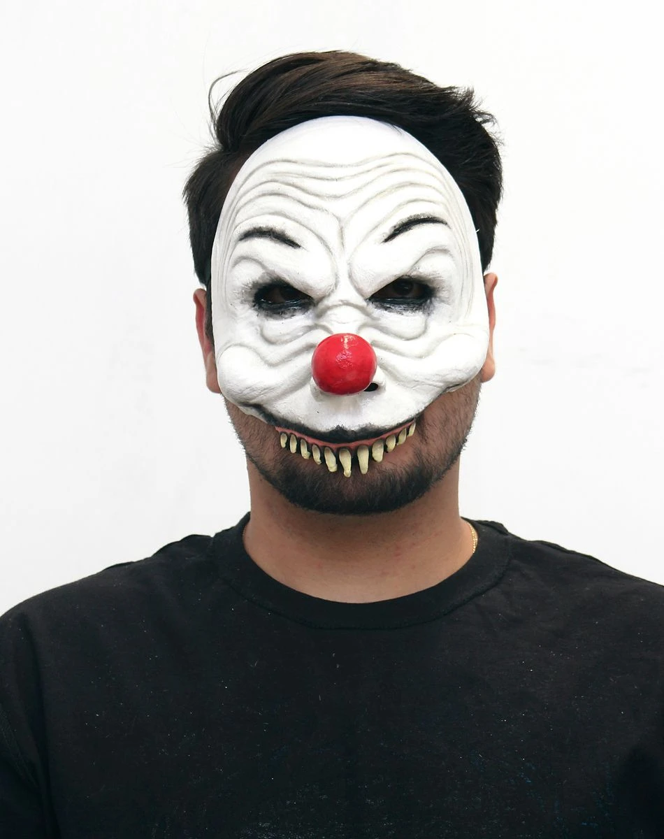 Spirit Halloween Killer Clown Half Mask 3 Spirit Halloween Killer Clown Half Mask