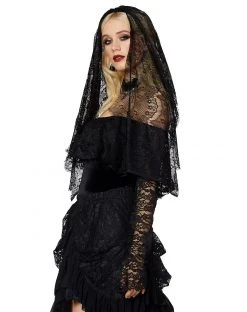 Spirit Halloween Lace Veil