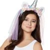 Spirit Halloween Kids Unicorn Veil -MELONHALLOW Sales 01410851 a