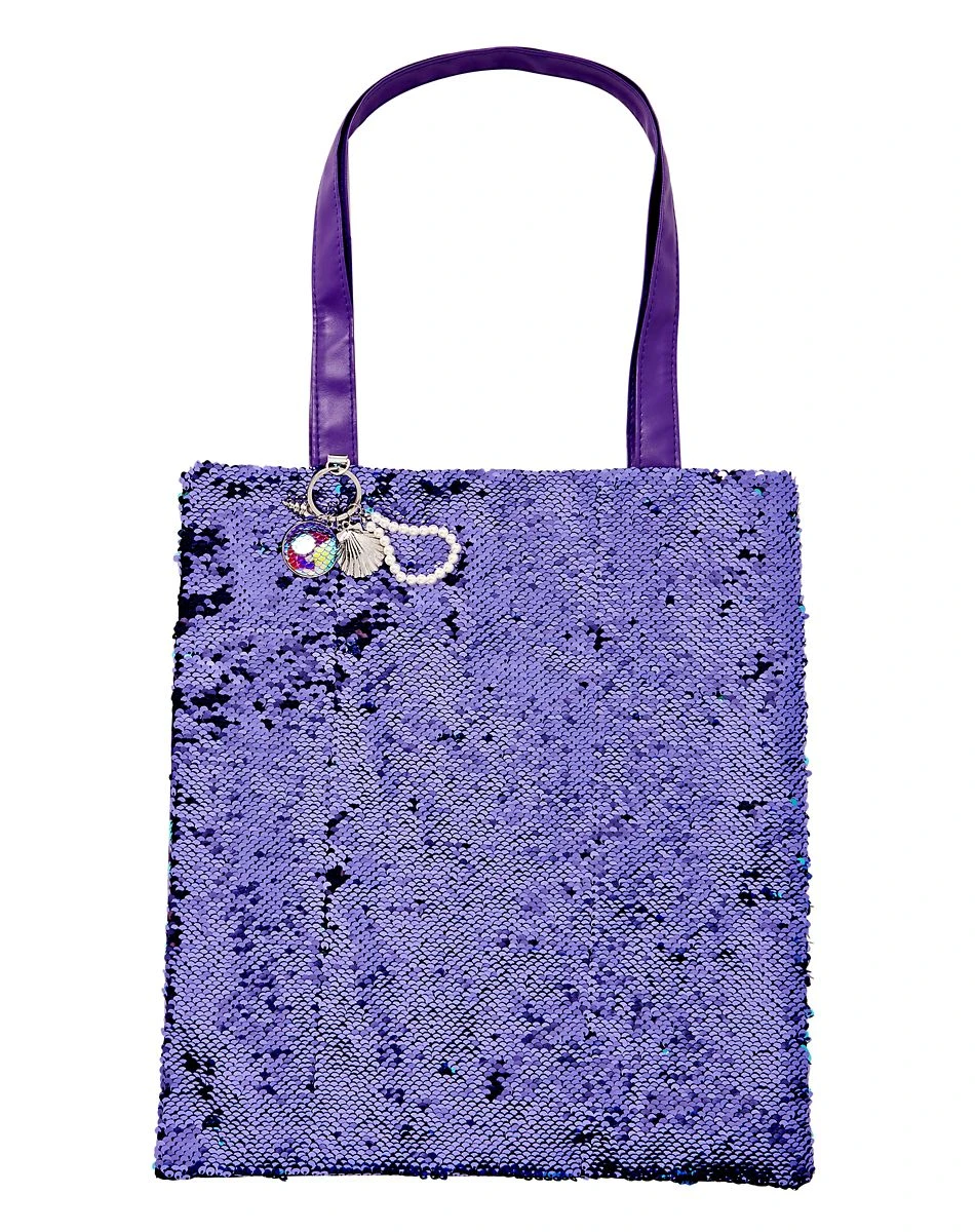 Spirit Halloween Mermaid Reversible Sequin Tote Bag 4 Spirit Halloween Mermaid Reversible Sequin Tote Bag - Image 2
