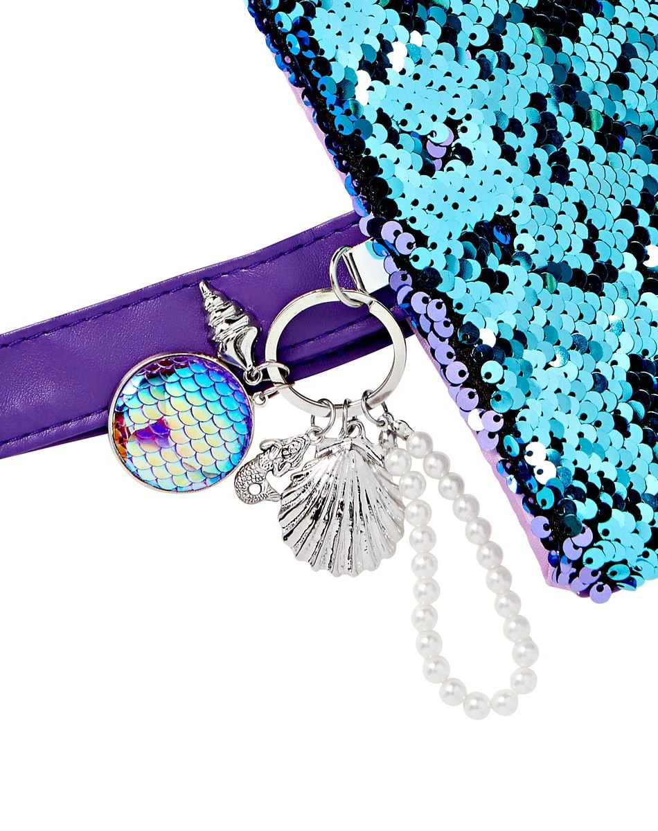 Spirit Halloween Mermaid Reversible Sequin Tote Bag 6 Spirit Halloween Mermaid Reversible Sequin Tote Bag - Image 4