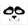 Spirit Halloween Panda Face Decal -MELONHALLOW Sales 01411529 a