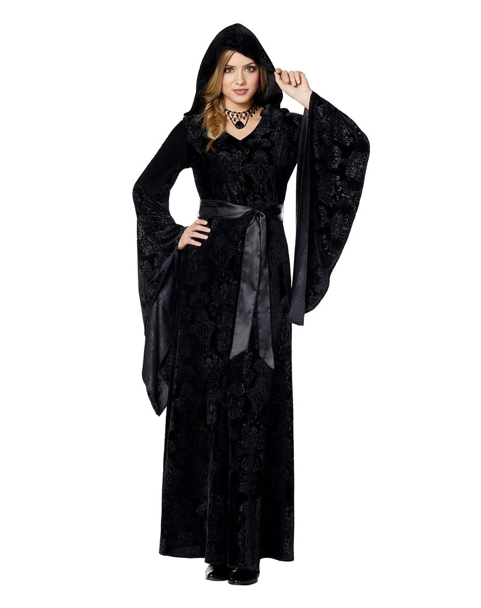Spirit Halloween Velvet Hooded Robe 3 Spirit Halloween Velvet Hooded Robe
