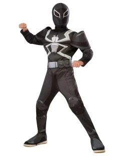 Spirit Halloween Kids Muscle Agent Venom Jumpsuit Costume - Marvel