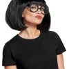 Spirit Halloween Edna Mode Wig and Glasses - The Incredibles -MELONHALLOW Sales 01419803 a