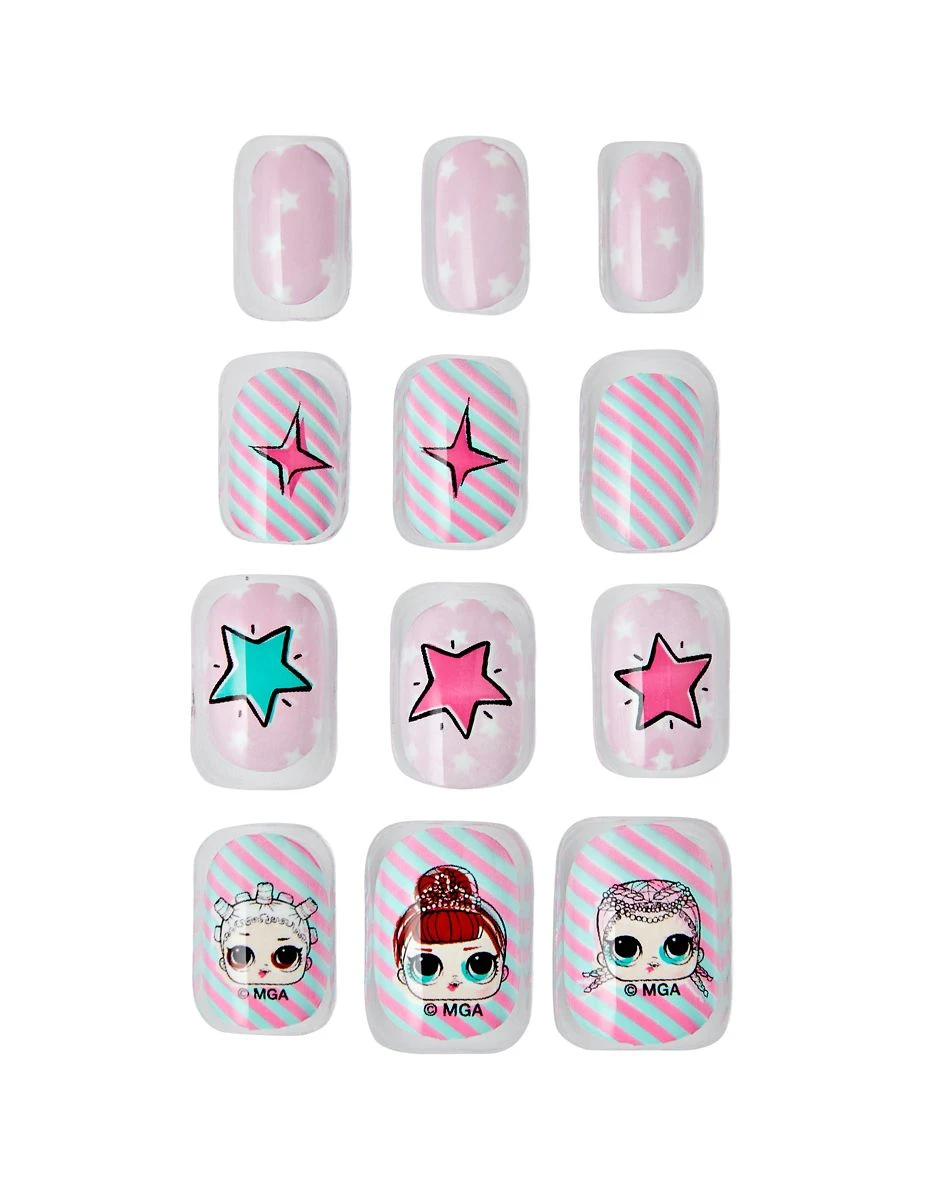 Spirit Halloween Kids Press On Nails 4 Pack - LOL Surprise Doll 3 Spirit Halloween Kids Press On Nails 4 Pack - LOL Surprise Doll