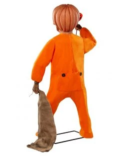 Spirit Halloween 4.3 Ft Sam Animatronic - Trick 'r Treat -MELONHALLOW Sales 01422898 h