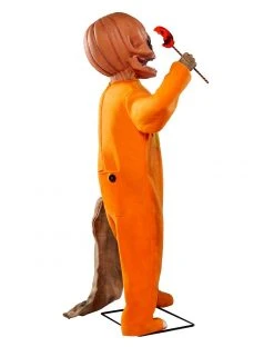 Spirit Halloween 4.3 Ft Sam Animatronic - Trick 'r Treat -MELONHALLOW Sales 01422898 i