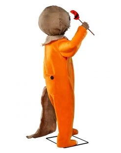 Spirit Halloween 4.3 Ft Sam Animatronic - Trick 'r Treat -MELONHALLOW Sales 01422898 j