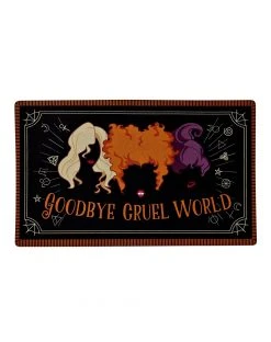 Spirit Halloween Goodbye Cruel World Doormat - Hocus Pocus