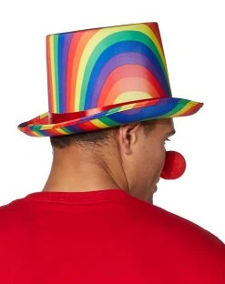 Spirit Halloween Rainbow Top Hat -MELONHALLOW Sales 01428069 b