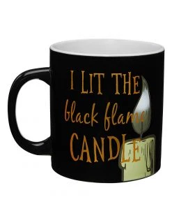 Spirit Halloween Black Flame Mug 22 oz. - Hocus Pocus