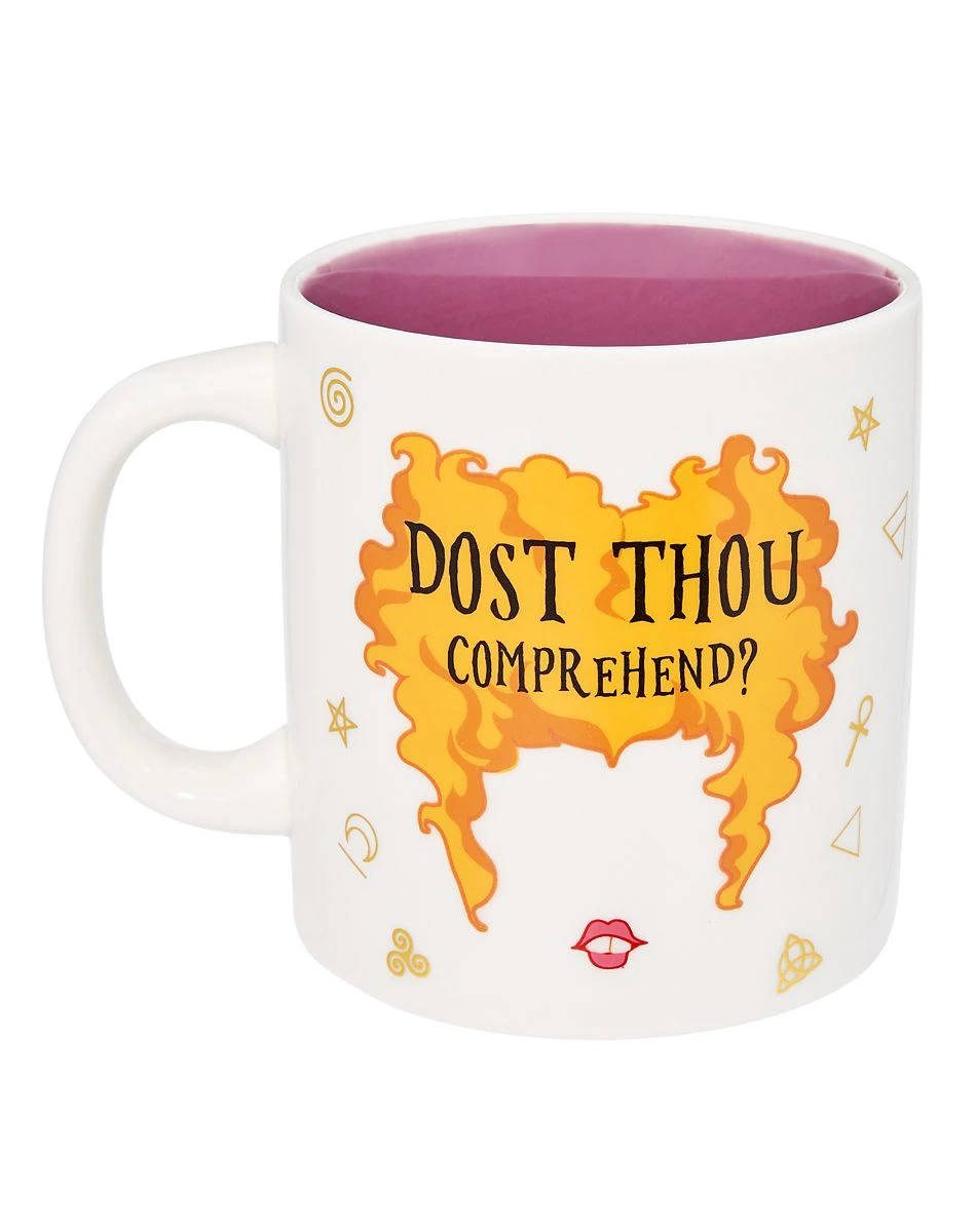Spirit Halloween Dost Thou Comprehend Mug - Hocus Pocus 3 Spirit Halloween Dost Thou Comprehend Mug - Hocus Pocus