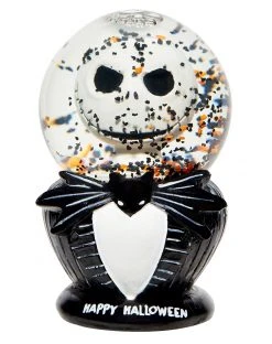 Spirit Halloween Mini Jack Skellington Snow Globe - The Nightmare Before Christmas -MELONHALLOW Sales 01428838 b