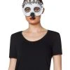 Spirit Halloween Owl Eye Half Mask -MELONHALLOW Sales 01429042 a
