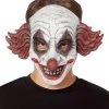 Spirit Halloween Happy Clown Half Mask -MELONHALLOW Sales 01429166 a