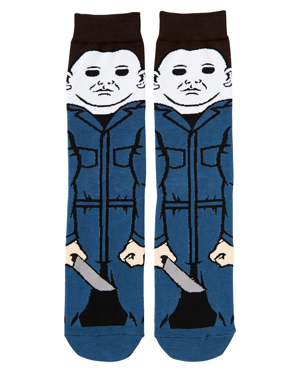 Spirit Halloween 360 Michael Myers Crew Socks - Halloween 3 Spirit Halloween 360 Michael Myers Crew Socks - Halloween