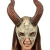 Spirit Halloween Voodoo Horn Half Mask 1 Spirit Halloween Voodoo Horn Half Mask -MELONHALLOW Sales 01433622 a