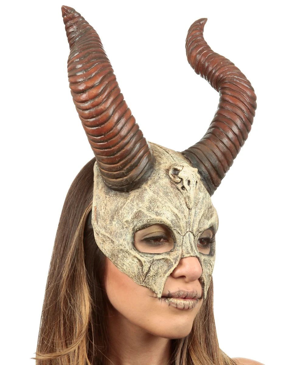 Spirit Halloween Voodoo Horn Half Mask 4 Spirit Halloween Voodoo Horn Half Mask - Image 2