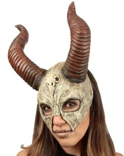 Spirit Halloween Voodoo Horn Half Mask 7 Spirit Halloween Voodoo Horn Half Mask -MELONHALLOW Sales 01433622 c