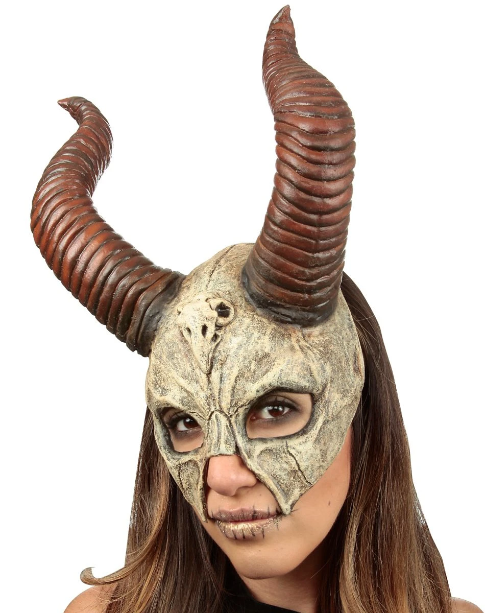 Spirit Halloween Voodoo Horn Half Mask 5 Spirit Halloween Voodoo Horn Half Mask - Image 3